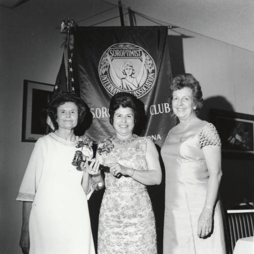 Three Women at a Soroptimist Club