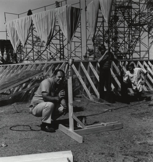 "Finishing Touches" on Tempe Centennial Pageant Stage