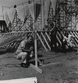 "Finishing Touches" on Tempe Centennial Pageant Stage