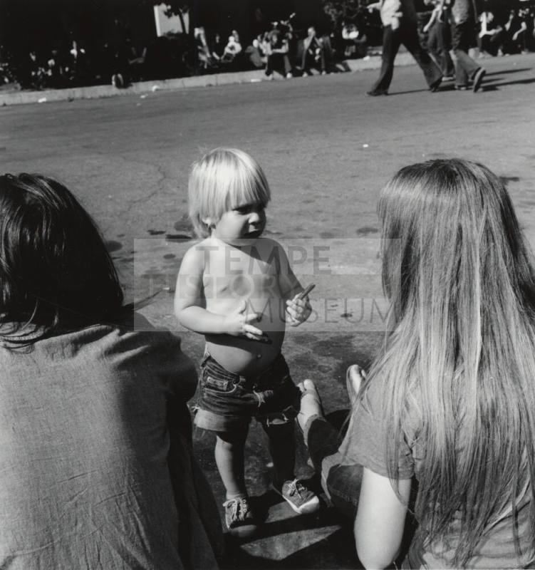 Unidentified Couple & Toddler - Tempe Centennial Celebration (?)