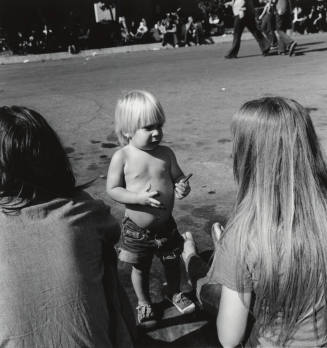 Unidentified Couple & Toddler - Tempe Centennial Celebration (?)