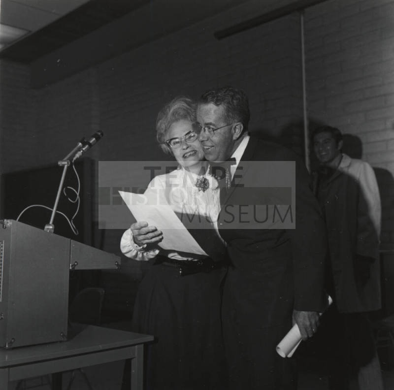 Tempe Centennial - Marge McKemy & Governor Jack Williams