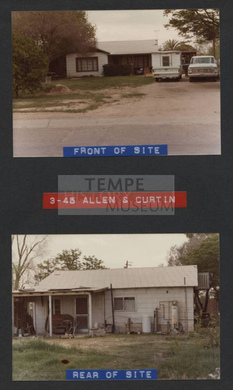 Views of the Milton W. Allen Residence at 2532 East McArthur Drive