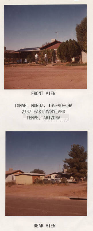 Views of Ismael Munoz Residence, Victory Acres, 2337 East Maryland Drive