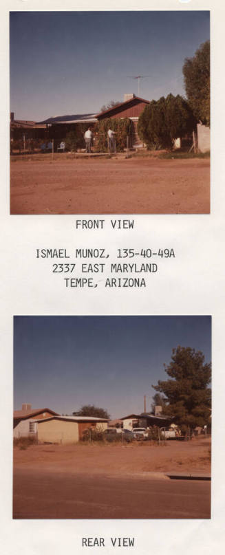 Views of Ismael Munoz Residence, Victory Acres, 2337 East Maryland Drive