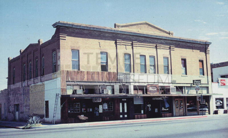 Photo of Circus, Clothing Mill and Ben's Scooter in the Andre Building on Mill