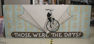Those Were The Days sign