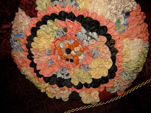 Petal design throw pillow