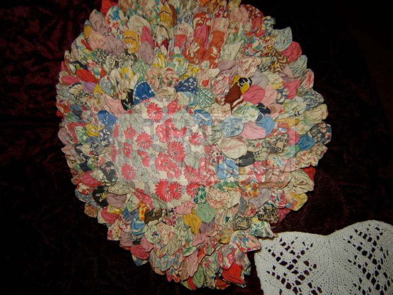 petal design throw pillow