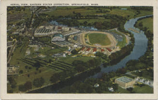 Postcard - Aerial View of Springfield Massachusetts