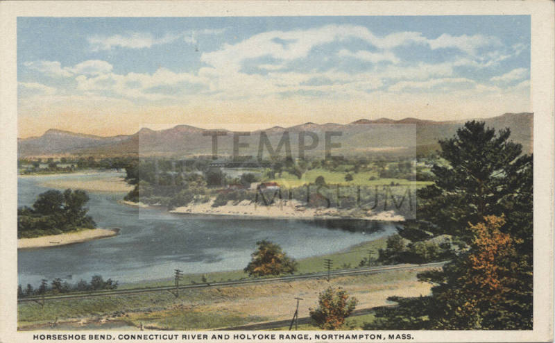 Postcard - Horseshoe Bend, Northampton, Massachusetts