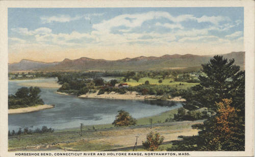 Postcard - Horseshoe Bend, Northampton, Massachusetts