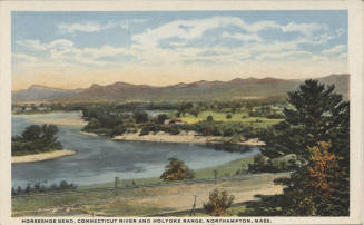 Postcard - Horseshoe Bend, Northampton, Massachusetts