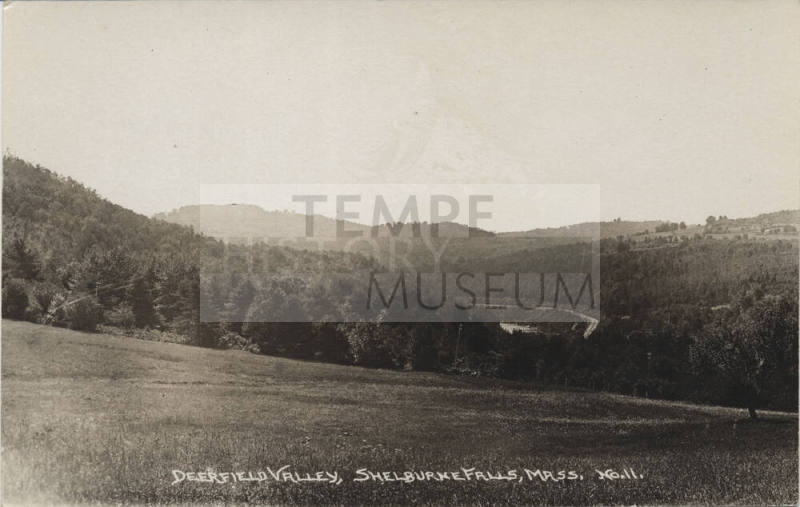 Postcard - Deerfield Valley, Shelburne Falls, Massachusetts