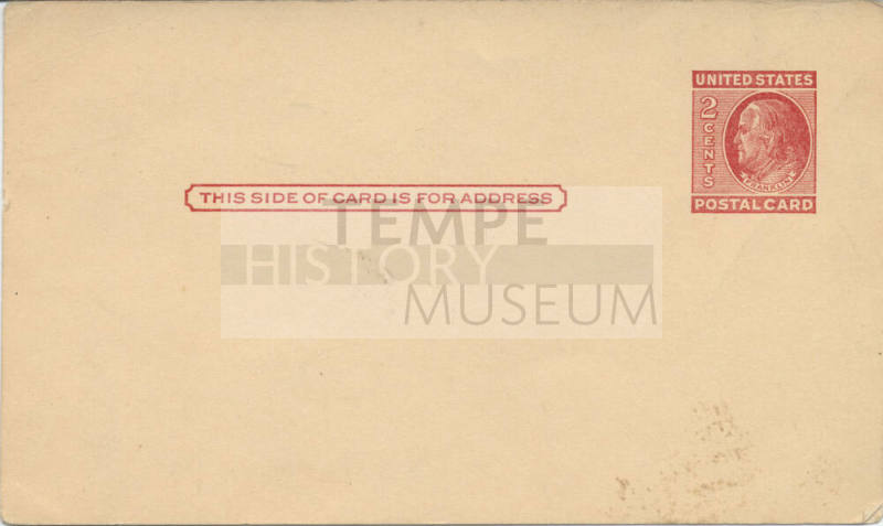 Postcard - 2 Cent Pre-Stamped United States Postcard