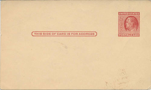 Postcard - 2 Cent Pre-Stamped United States Postcard
