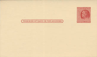 Postcard - 2 Cent Pre-Stamped United States Postcard