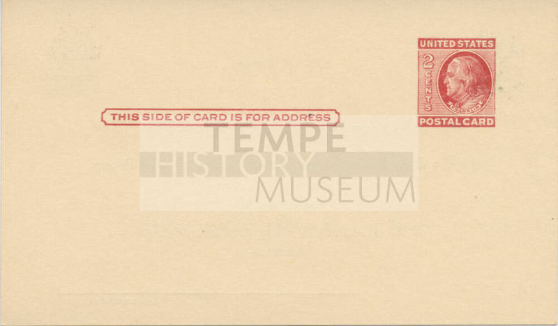 Postcard - Announcement for a Sales Call