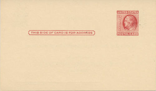 Postcard - Announcement for a Sales Call