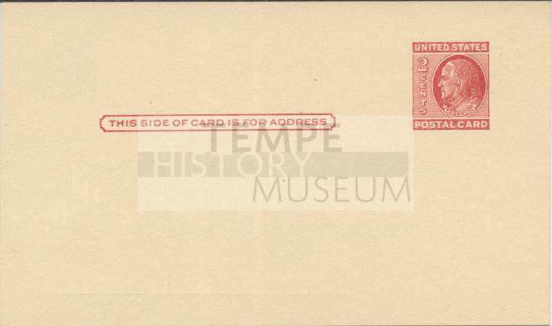 Postcard - Announcement for a Sales Call