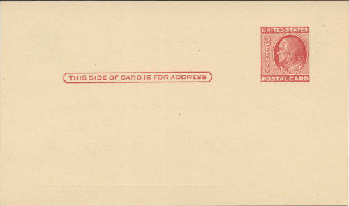 Postcard - Announcement for a Sales Call