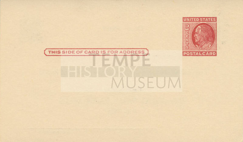 Postcard - Announcement for a Sales Call