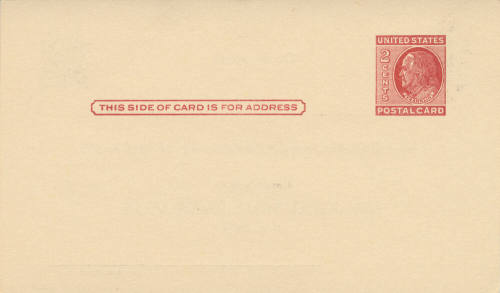 Postcard - Announcement for a Sales Call
