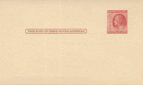 Postcard - Announcement for a Sales Call