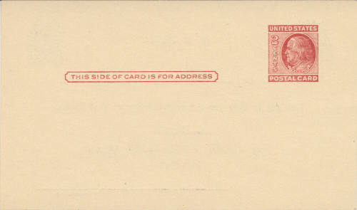 Postcard - Announcement for a Sales Call