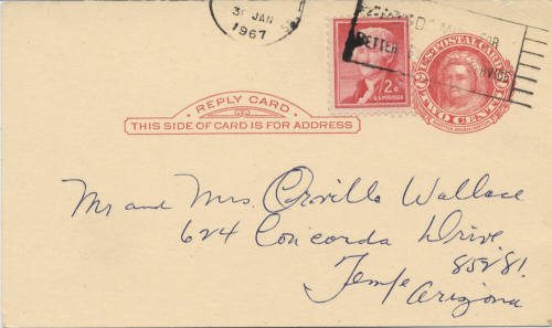 Postcard - 2 Cent Pre-Stamped United States Postcard