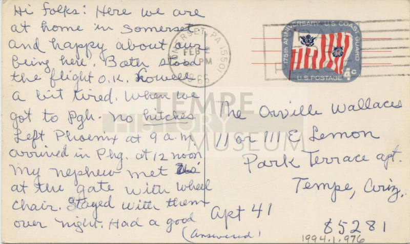 Postcard - 4 Cent Pre-Stamped United States Postcard