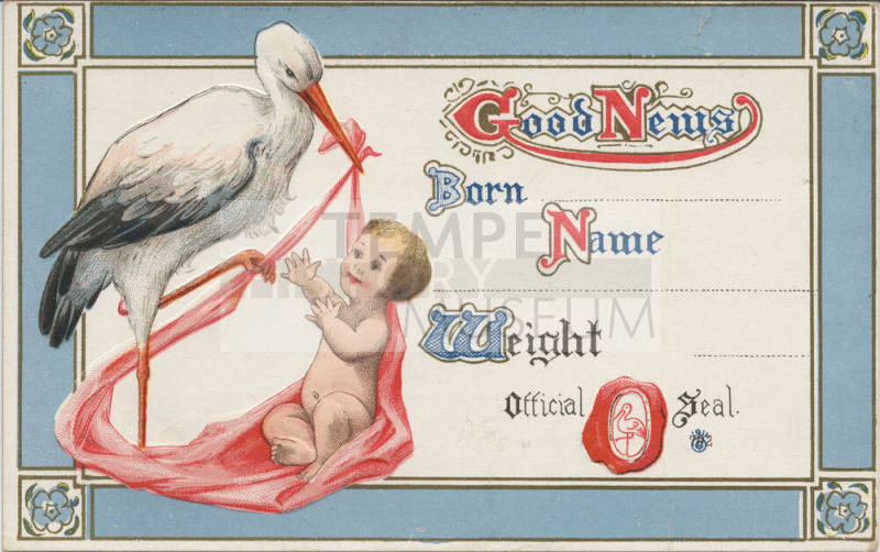 Postcard - Birth Announcement