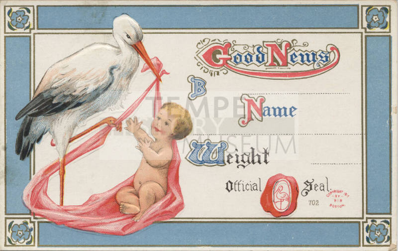 Postcard - Birth Announcement