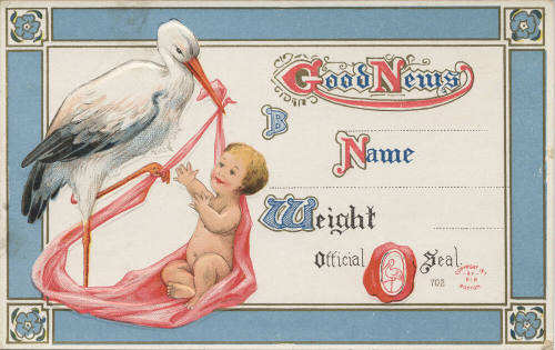 Postcard - Birth Announcement