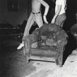 Chair and other Debris from Fire