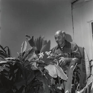 Bob Svob Sr. with Flowering Plants (2 of 2)