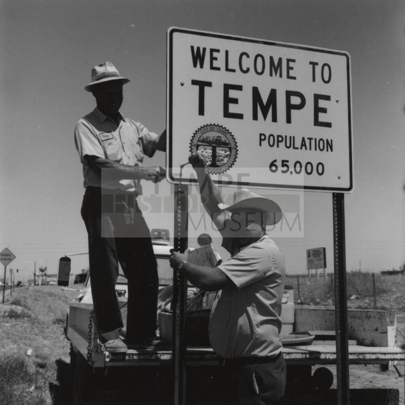 Tempe Population Hits 65,000 & City Gets New Signage (1 of 2)