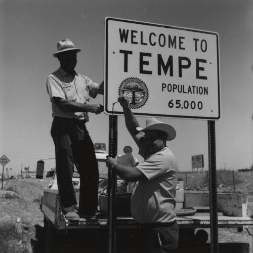 Tempe Population Hits 65,000 & City Gets New Signage (1 of 2)