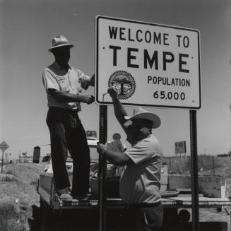Tempe Population Hits 65,000 & City Gets New Signage (1 of 2)