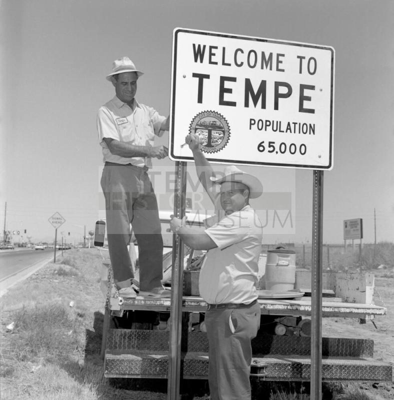 Tempe Population Hits 65,000 & City Gets New Signage (2 of 2)