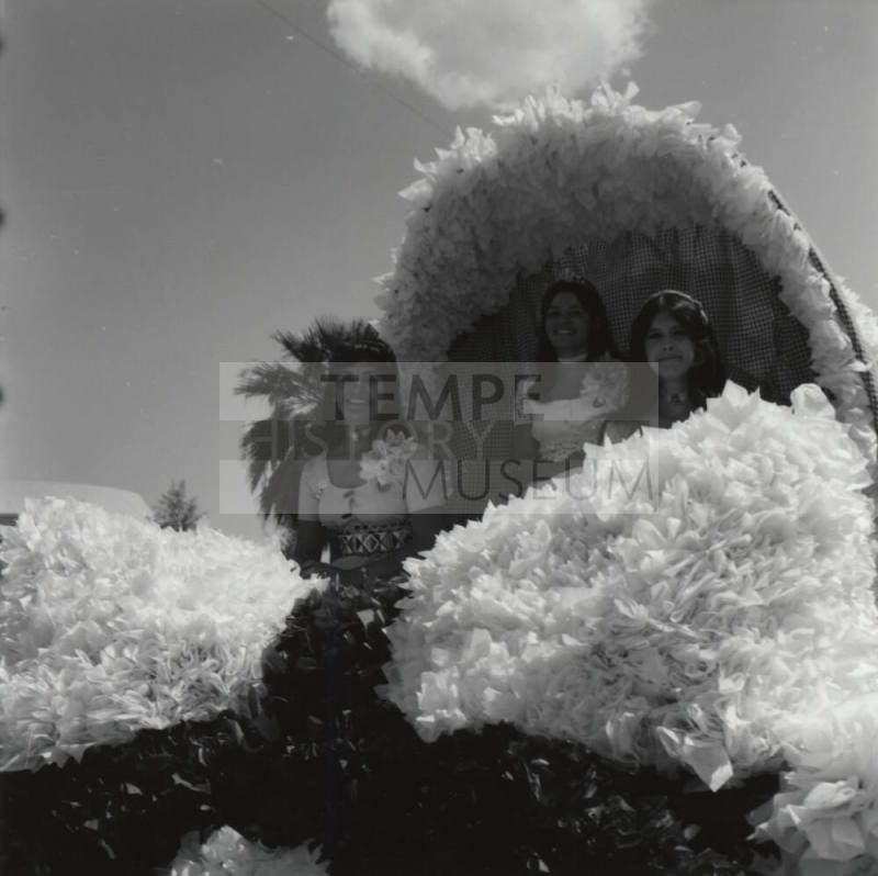 Riders In Parade Float