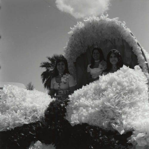 Riders In Parade Float