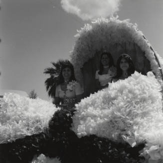 Riders In Parade Float