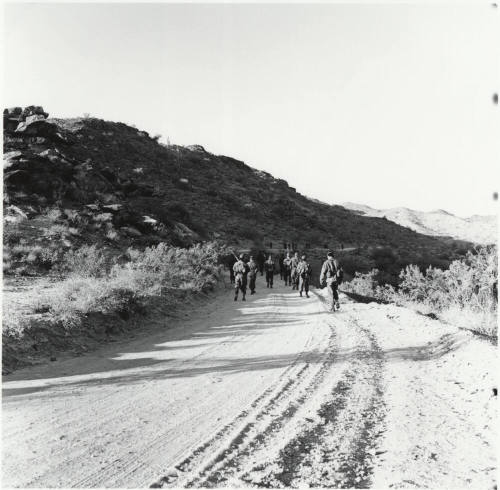 ASU ROTC Maneuvers - South Mountain Park - Approach March