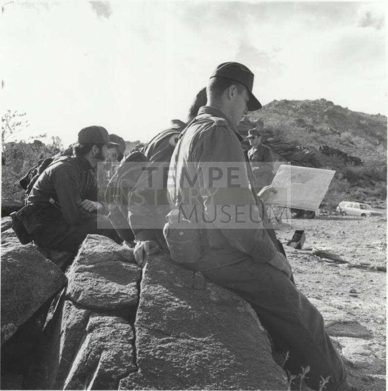ASU ROTC Maneuvers - South Mountain Park - Compass and Map Reading