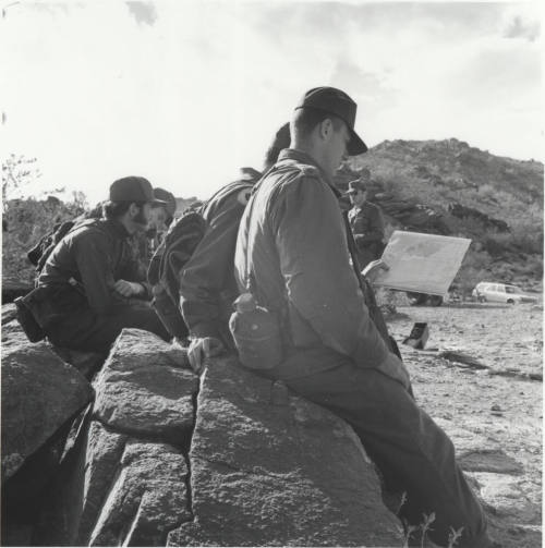 ASU ROTC Maneuvers - South Mountain Park - Compass and Map Reading