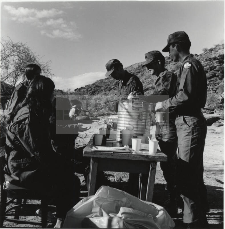 ASU ROTC Maneuvers - South Mountain Park - Coffee Break