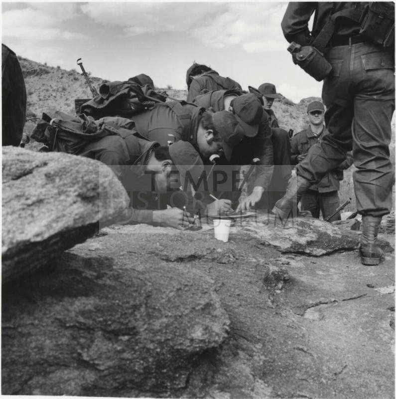 ASU ROTC Maneuvers - South Mountain Park - Map and Compass Reading