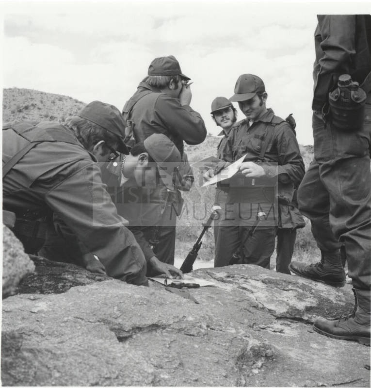 ASU ROTC Maneuvers - South Mountain Park - Map and Compass Reading