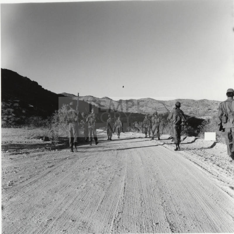 ASU ROTC Maneuvers - South Mountain Park - Approach March